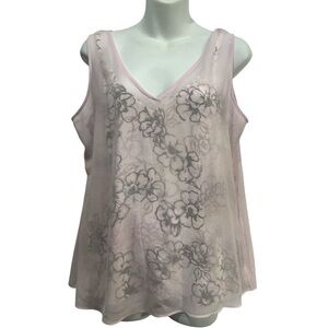 White House black market Camisole top.  Size medium. Lilac breeze